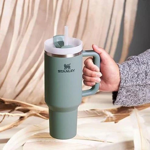 Drinkware 40oz Mug Tumbler FlowState Stanley Quencher 1200ML